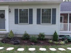 Garden Barn Installed Landscape