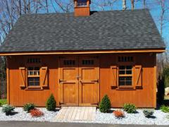 Garden Barn Installed Landscape