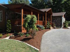 Garden Barn Installed Landscape