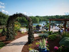 Garden Barn Installed Landscape